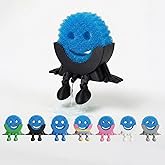 Creative Drainage Sponge Holder: Traceless Glue, 3D Printed Funny Kitchen Sink Holder, Keeps Sponge Dry &ndash; for Scrub Daddy (1, Black)
