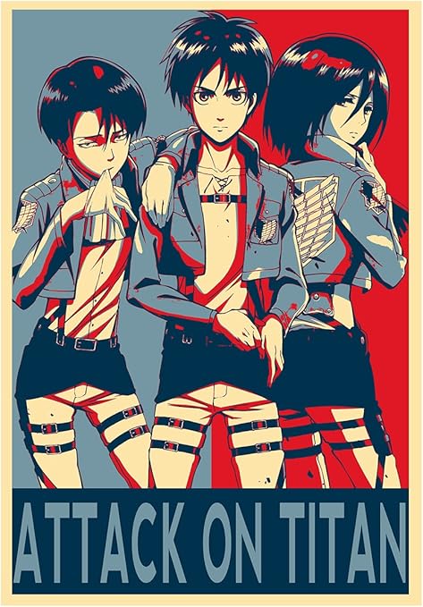 Amazon 進撃の巨人のプロパガンダキャラクター A トマトa3 42x30 Cm インテリア オンライン通販