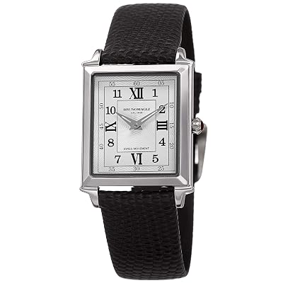 Bruno Magli Black Leather Strap White Dial Swiss Women’s Ladies Watch Bruno Magli Alessia 1381 Black Leather Strap White Dial  main image 4