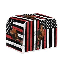 Talayituse American Flag Horse 4 Slice Toaster