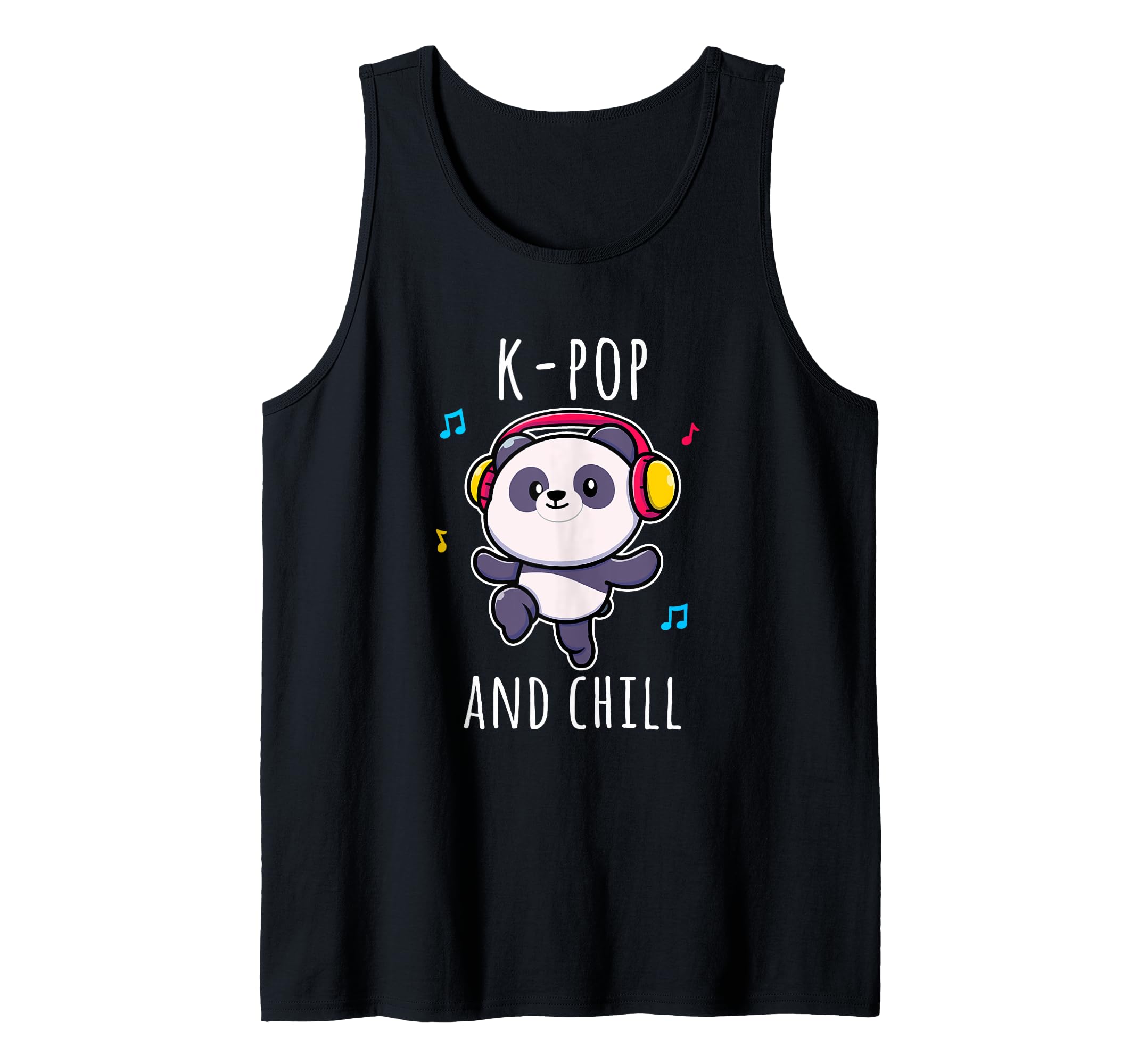 K-Pop and Chill K-Pop cute kawaii panda Tank Top