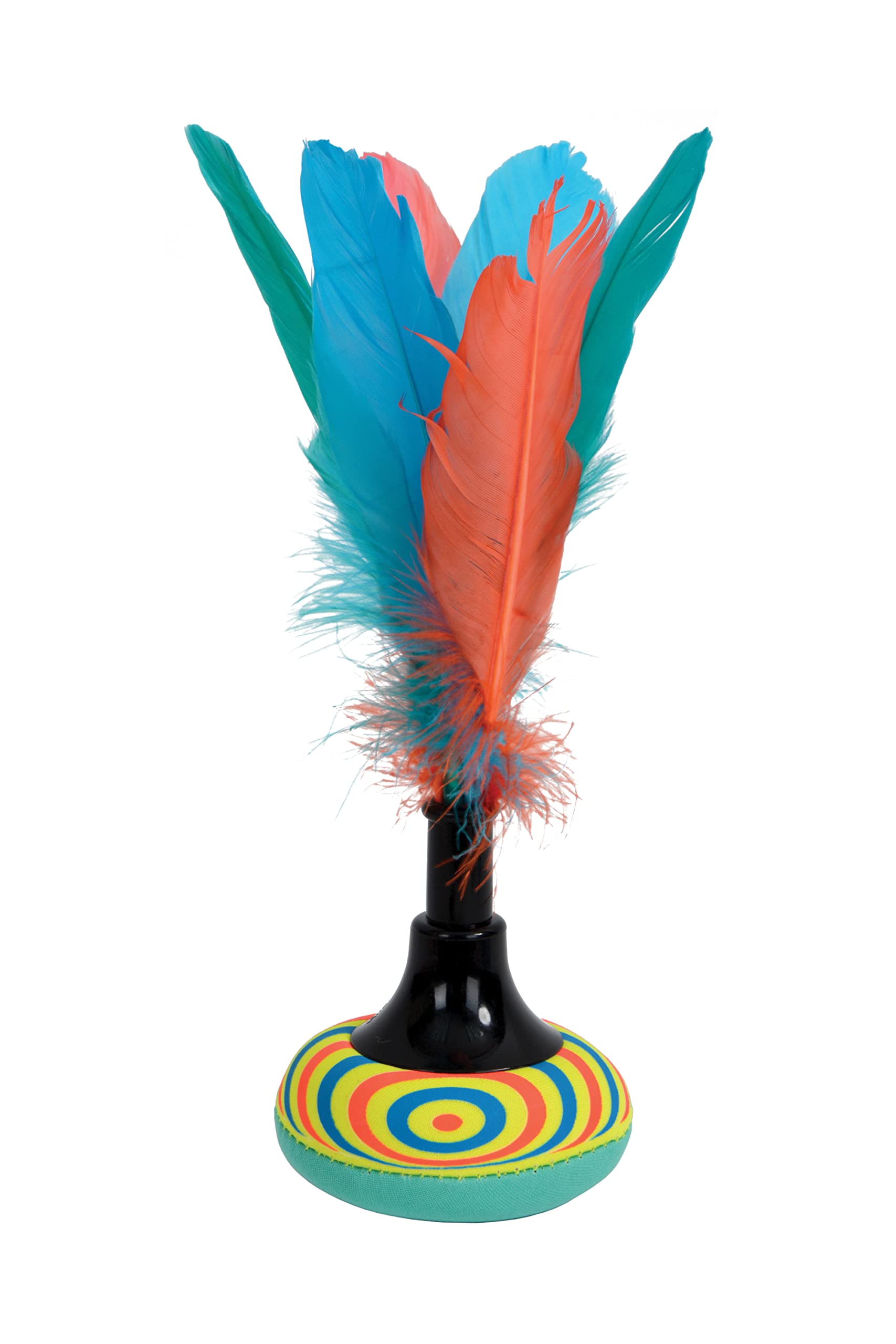 Schildkröt Neopren Peteca – Handfederball mit weicher Schlagfläche – Trend-Spiel aus Südamerika – Indiaca – Brazilian Shuttle