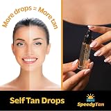 SpeedyTan Self Tan Bronzing Drops Face & Body Custom Tanning Skincare UK Brand view 3