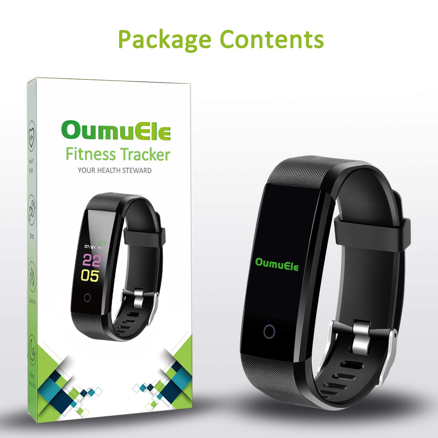 Oumuele Fitness Tracker Kids Activity Tracker Watch Android With