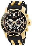 Invicta Men's 6981 Pro Diver Collection Chronograph Black Dial Black Dress Watch