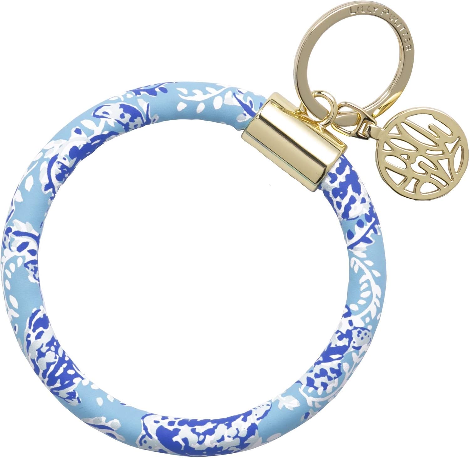 Lilly Pulitzer Round Keychain Turtley Awesome One Size: Shoes
