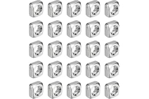 uxcell M4-0.7x3 Square Nuts, 304 Stainless Steel Coarse Thread Square Nuts Fasteners for Home Repairs and Professional Engine