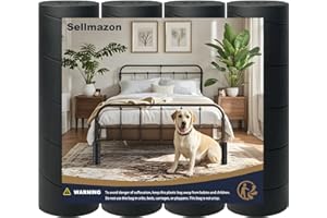 Sellmazon 4PCS Bed Frame Toe Protectors, 6-Inch Bed Frame Corner Leg Covers, Rubber Hard Furniture Legs Corner Guards for Toe Saver,No Adhesive or Glue Needed