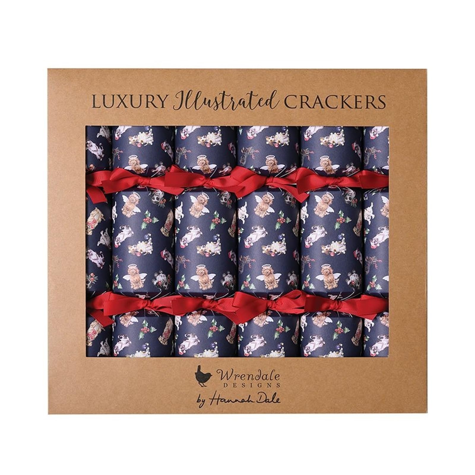 Wrendale Designs by Hannah Dale - Season’s Tweetings - Luxury Christmas Crackers - Set of 6