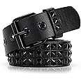 YA BELT Studded Belt Goth Belt for Women and Men Metal Punk Belt Scene Style Cool Belts for Jeans