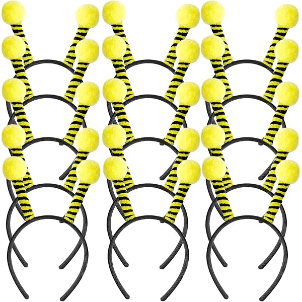 SUNSK Cerchietto per capelli con Ape Fascia per capelli Ape Bee Tentacoli Cerchietto per Capelli Bambina Fête Décoration per, carnevale, feste a Tema 6 Pezzi