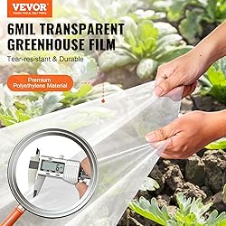 VEVOR Greenhouse Plastic Sheeting 10 x 40 ft 6 Mil