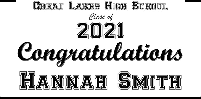 staples graduation banner