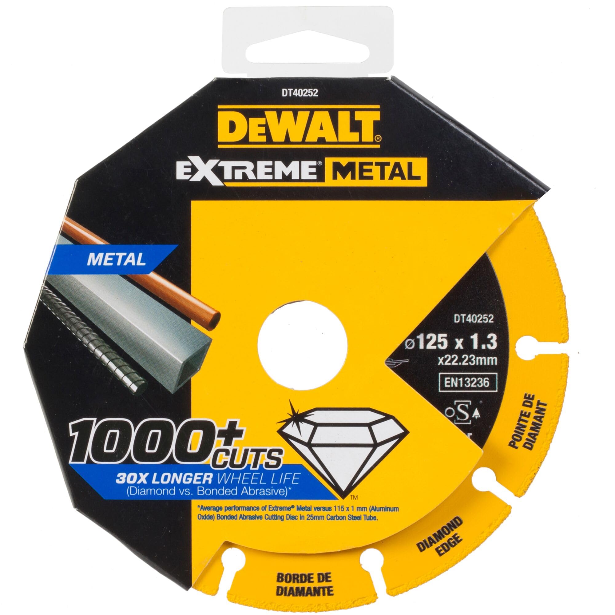 Dewalt Power Tools Dt40252 Extreme Diamond Metal Cutting Disc 125 X 22.23 X 1.3Mm