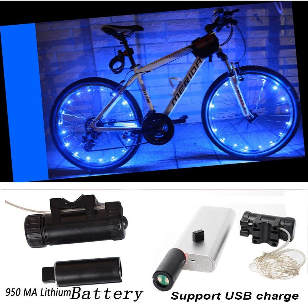 bicycle light powered by wheel