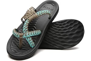 MEGNYA Women's flip Flops Sandals Arch Support, Comfortable Walking Sandals, Water Sandals Perfect for The Beach/Long Walks/Poolside