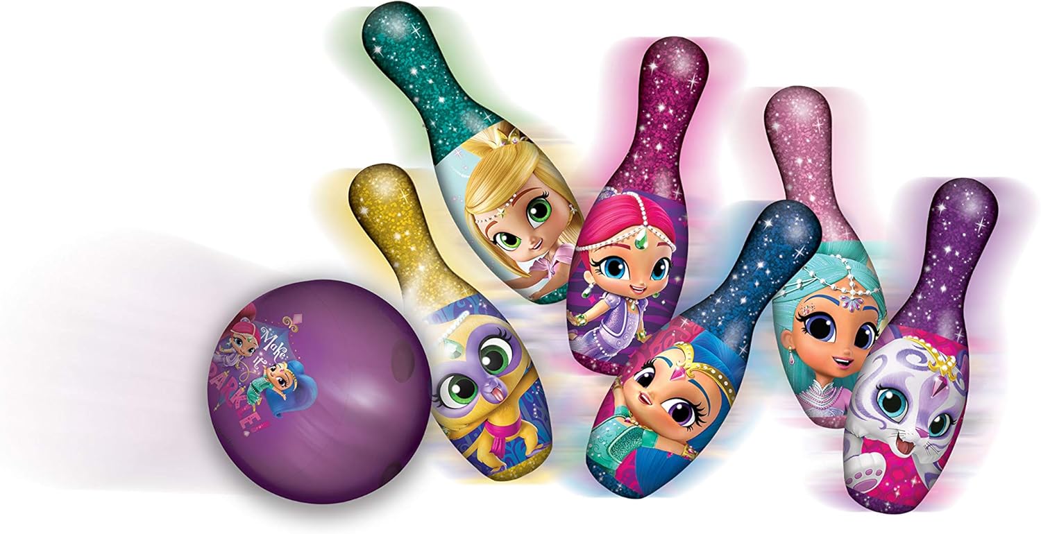 shimmer and shine bowling set