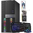 Dell RGB Gaming Tower Computer - Intel Core i7 6th Gen, NVIDIA GTX 1050 Ti 4GB GDDR5, 16GB Ram, 512GB SSD, Prebuilt Gaming Desktop PC with Built-in WiFi & RGB Set, Windows 10 Pro (Renewed)
