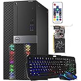 Dell RGB Gaming Tower Computer - Intel Core i7 6th Gen, NVIDIA GTX 1050 Ti 4GB GDDR5, 16GB Ram, 512GB SSD, Prebuilt Gaming De