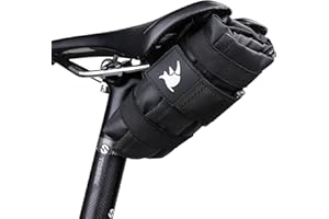 Rhinowalk Bike Saddle Bag Bicycle Roll Tool Pouch Repair Tools Pocket Pack Bag for Mountain Bike, Road Bike, MTB, Fixed Gear Bike