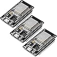 3 Pieces Development Board 2.4GHz WiFi Dual Cores Microcontroller Integrated with Antenna RF Filters Compatible with Arduino IDE(32)