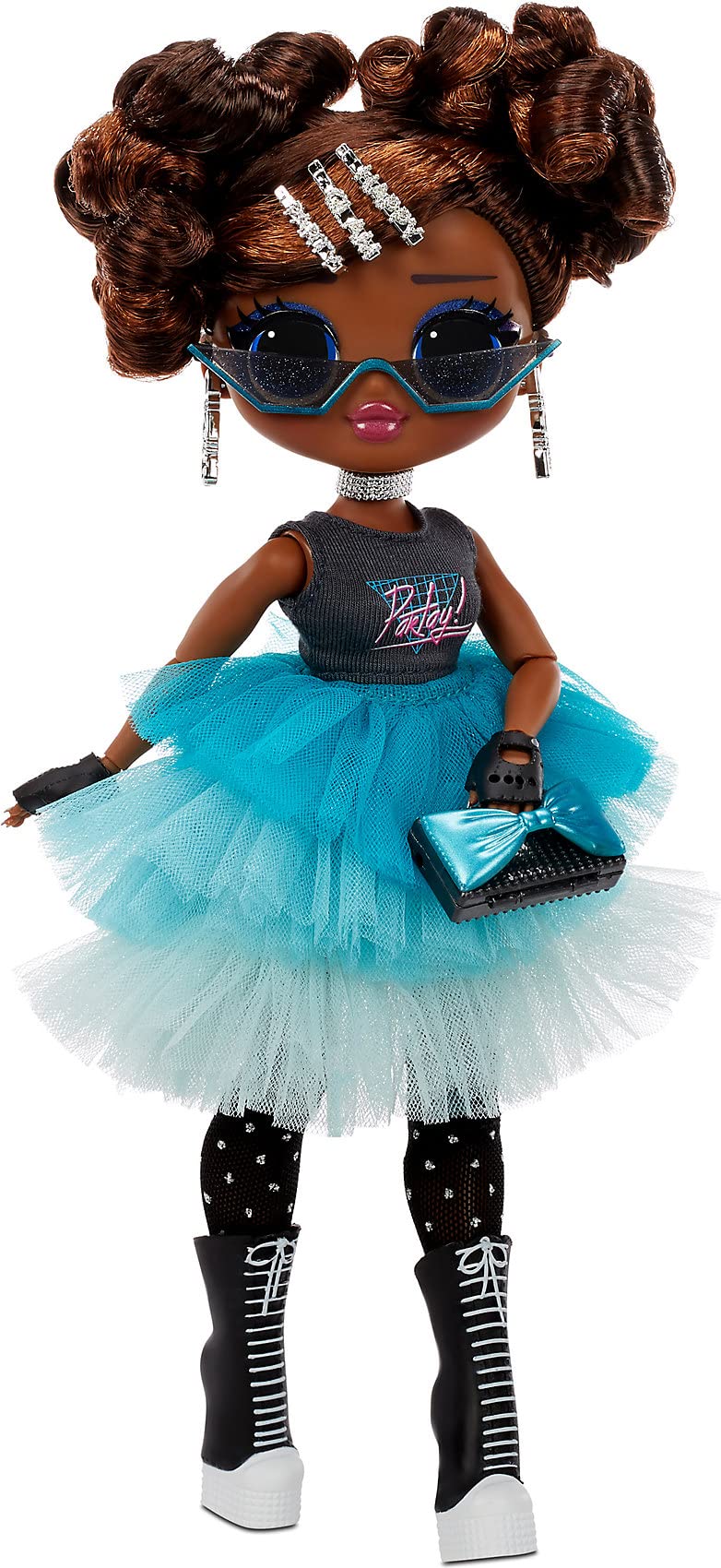 L.O.L. Surprise! OMG Present Surprise MISS GLAM Fashion Doll. With 20 Themed Surprises, Designer Clothes And Fashionable Accessories. Collectable Doll for Boys and Girls Age 4+