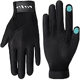 FitsT4 Sports Horse Riding Gloves Equestrian Women Mesh Breathable Gloves for Horseback Riding Touchscreen