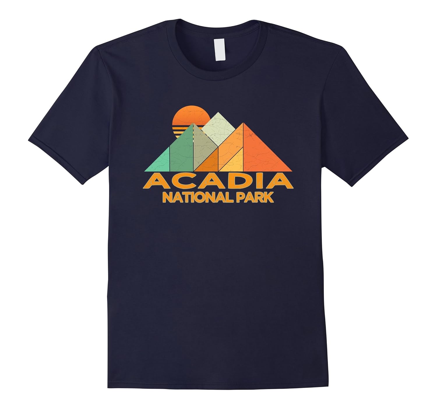 Retro Vintage Acadia Shirt National Park Tee Shirt-ANZ