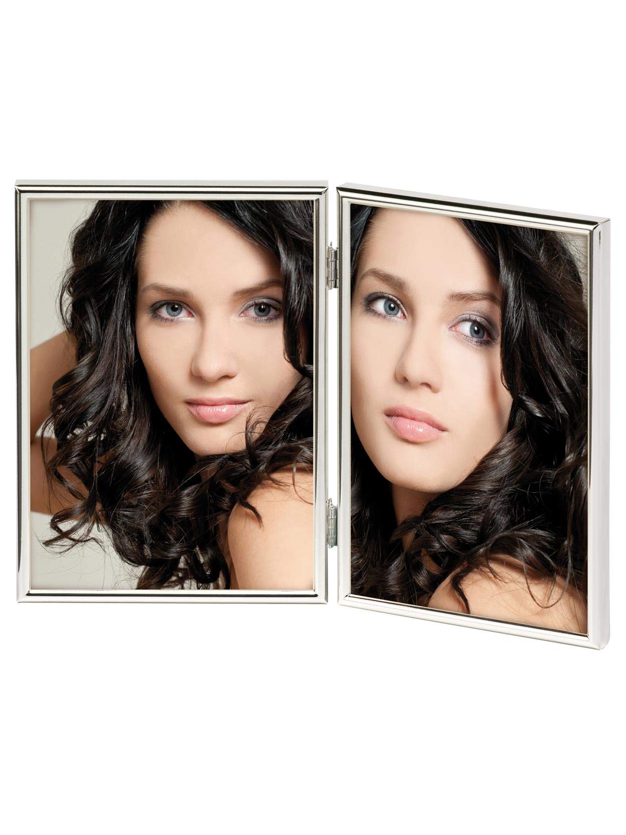 walther design Picture Frame Silver 2X 13x18 cm Chloe Portrait Frame WD218S — image 1