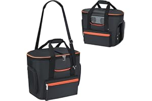 Speqerk Carrying Bag Compatible with ECOFLOW DELTA 2, Power Station Carrying Bag Soft Padded with Shoulder Strap & Handle, Portable Generator Cover Compatible with Ecoflow Delta 2 for Outside