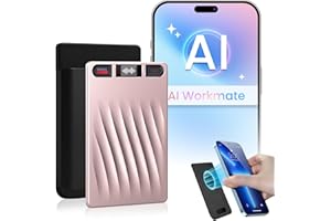 RECPOINT AI Voice Recorder, Professional Voice Activated Recorder with AI Transcription & Summarize, 64GB Storage, 30H Batter