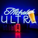 Geeinar Beer Neon Sign for Wall Decor Dimmable Beer