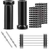 RiaYer 100 Pack Black T316 Marine Grade Stainless