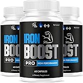 (3 Pack) Iron Boost Pro Capsules - Official Iron Boost Pro Advanced Supplement Support Pills - Maximum Strength, Natural IronBoost Pro for Overall Health & Wellness Reviews, 180 Capsules for 3 Months