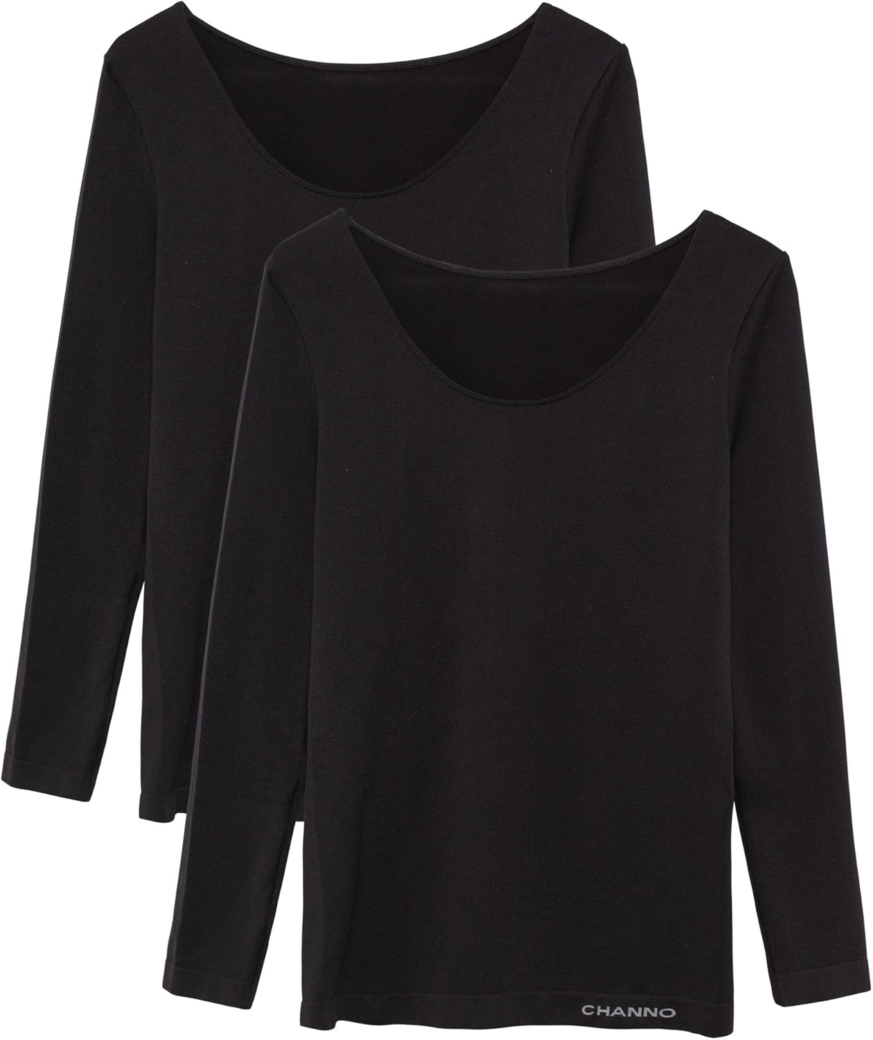 Women's Undershirt Long Sleeve Lycra Seamless Plain Colours Amazon.co