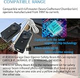 Nexjy 41A5034 G801CB-P Safety Sensor Kit for Liftmaster Chamberlain Sears view 3
