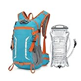 12L Hydration Backpack for Men Women,Lightweight Hydration Pack with 2L Water Bladder, Water Backpack for Cycling,Hiking,Rave,Biking and Running Outdoor Activities