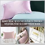 ZIMASILK 100% Mulberry Silk Pillowcase 19 Momme 40x80 Light Plum view 8