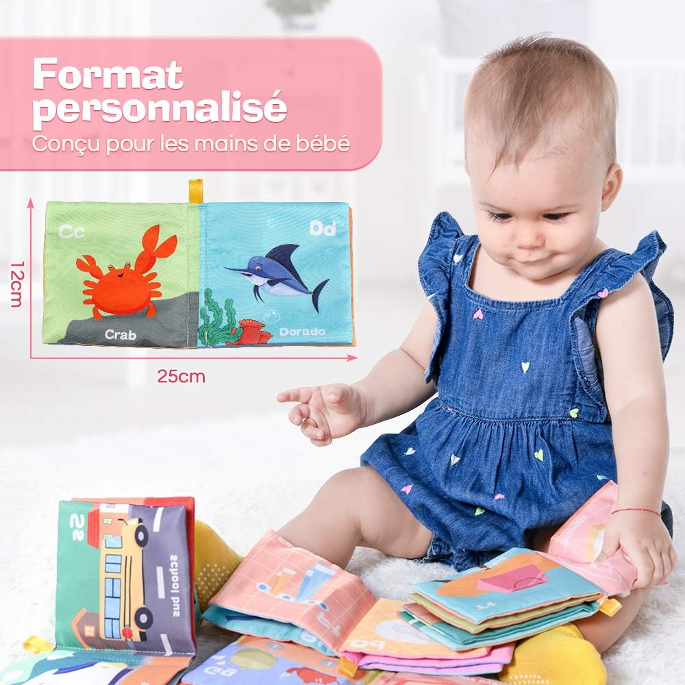 Lictin Livre Bebe Eveil Lot De 8 Soft Book Baby Lavable Livre Tissu Bebe Eveil With Anneau Et Effets Sonores Educatif En Tissu Jouets Pour Enfants Amazon Fr Bebes Puericulture Lictin Livre Bebe Eveil Lot De 8 Soft Book Baby Lavable Livre Tissu Bebe Eveil With Anneau Et Effets Sonores Educatif En Tissu Jouets Pour Enfants Amazon Fr Bebes Puericulture