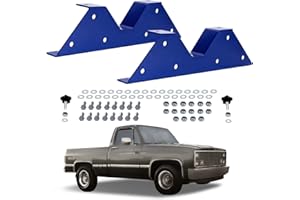 Tuningsworld Rear C-Notch Kit Bolt in for Chevrolet C10 C15 C1500 1973-1987 2WD, for GMC C10 C15 C1500 1973-1987 2WD