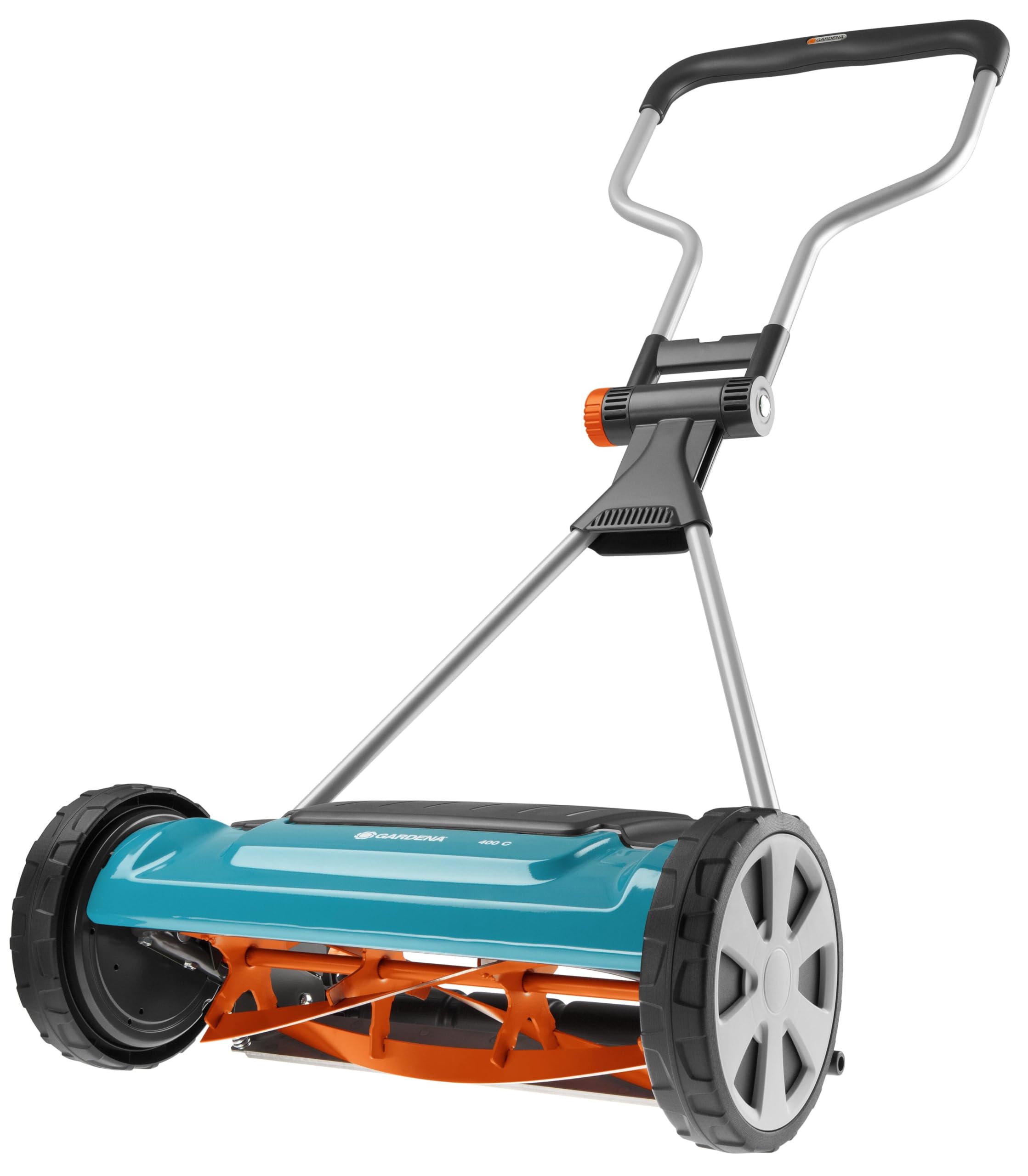 GARDENA Comfort reel mower 400 C: Hand lawn mower with 40 cm working width of up to 250 m² lawn blade roll made of quality steel, non-contact cutting technique (4022-20)