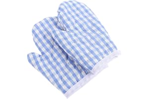 DOITOOL Kids Oven Mitts Kids Baking Mitts Microwave Oven Gloves for Kids Kitchen Gloves Heat Resistant Kitchen Mitts for Baking Cooking BBQ