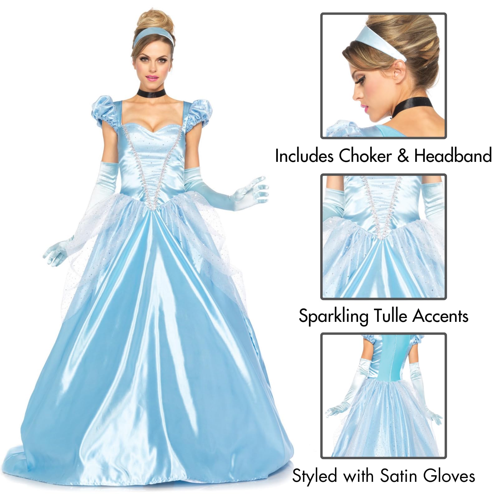 Leg Avenue Women's Classic Cinderella Costume