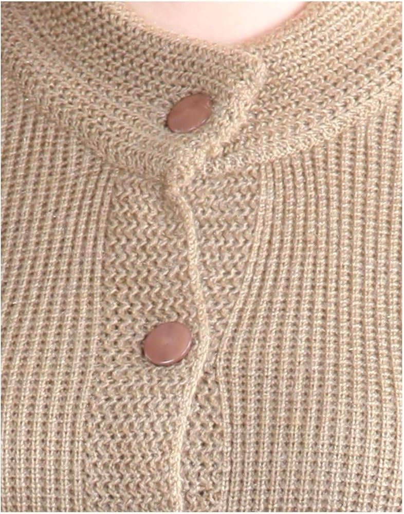 montrex acro wool winter long coat for women, girls (brown)