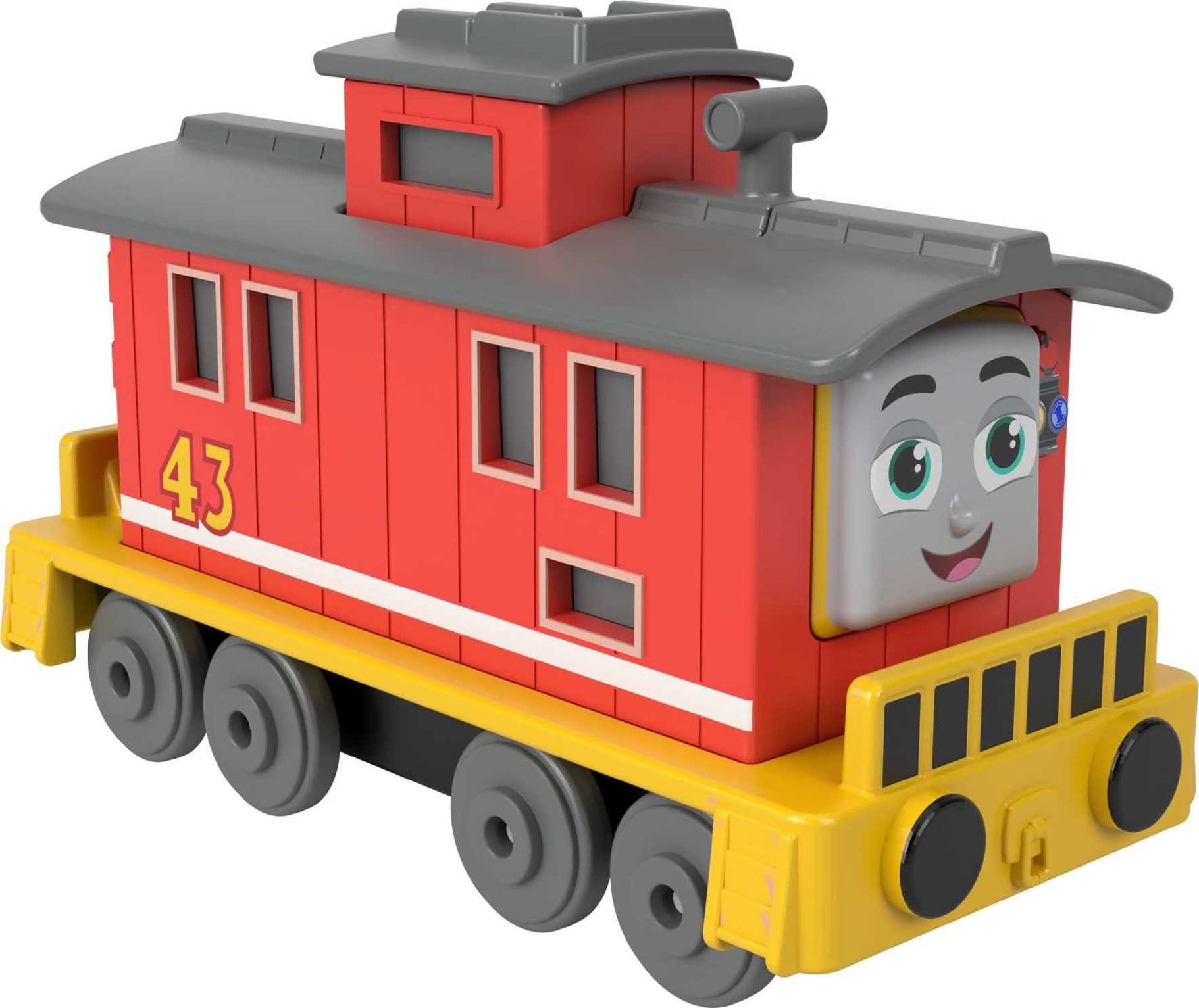 ​Fisher-Price Thomas & Friends Brake Car Bruno push-along die-cast toy train engine for preschool kids ages 3 years and older