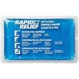 Rapid Relief Reusable Hot & Cold Gel Compress 5” x 9” – Flexible Ice & Heat Pack for Headaches, Injuries, Sprains, Swelling, 