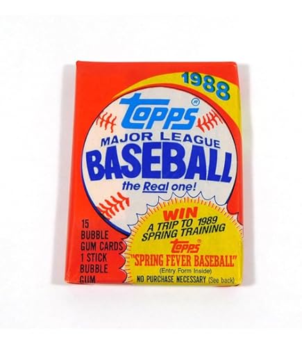 Amazon.com: Donruss 1988 Baseball Trading Card Pack of 18 Ungraded Cards :  Sports & Outdoors