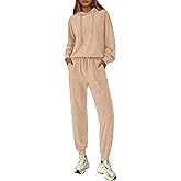 PRETTYGARDEN Women's 2 Piece Lounge Sets Fall Clothes Hoodies Sweatshirt Joggers Sweatpants Sweatsuits 2026 Airport Outfits