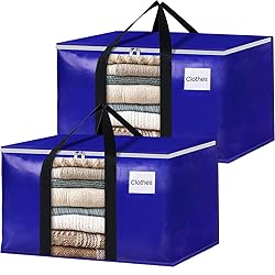BlissTotes 2 Pack Moving Bags with Clear
