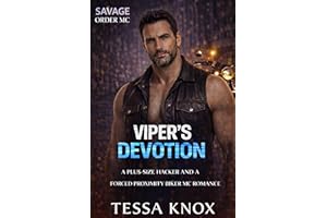 Viper's Devotion: A Plus-Size Hacker and a Forced Proximity Biker MC Romance (Savage Order MC Book 10)